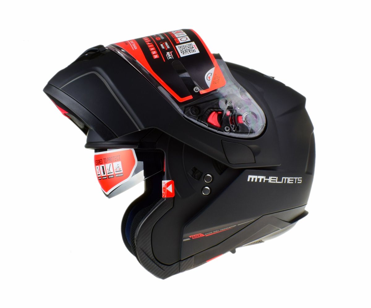 Kask szczękowy MT ATOM MATT BLACK BLENDA r. M Producent MT