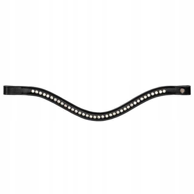 Naczółek skórzany dla konia Equestrian Queen Io diamenciki