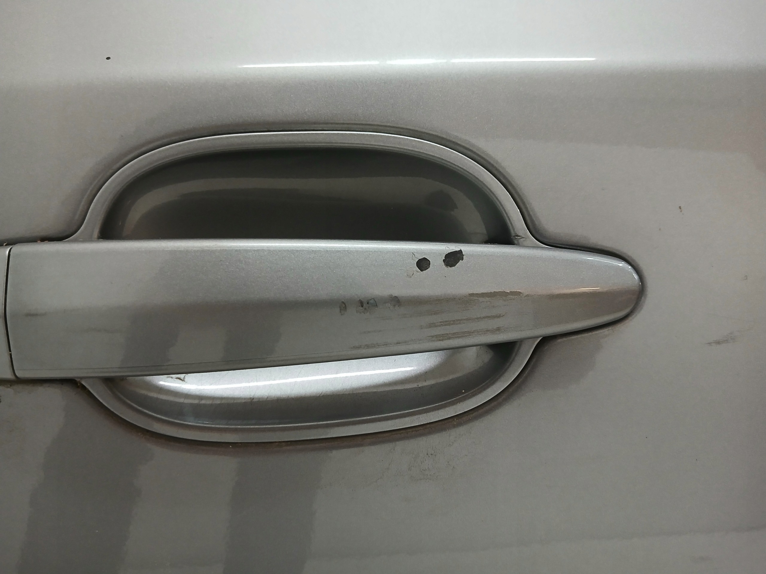 Tür rechts hinten heck BMW E61 SILBERGRAU A08/7