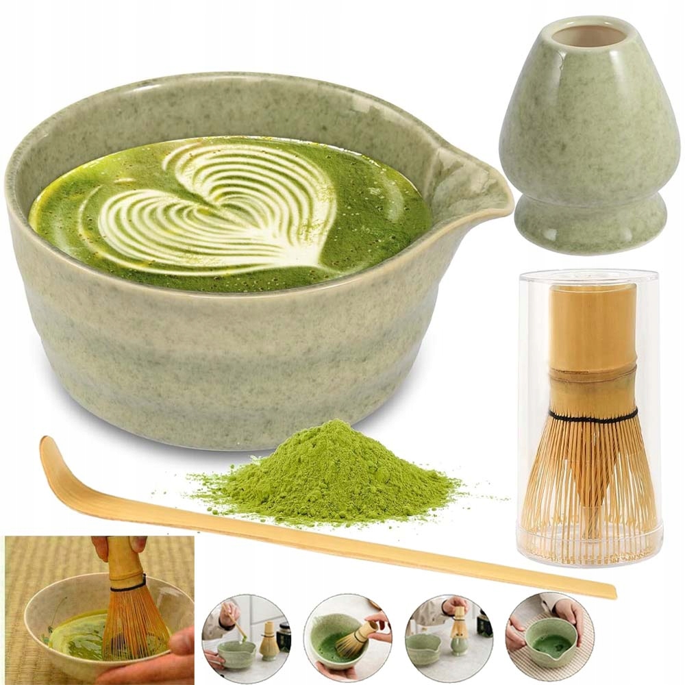 Levně Matcha Sada Na Čaj 4V1 Milovníci Matchy Tradiční Příprava Matchy