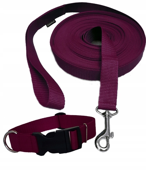 

Smycz Treningowa 10m/2,5cm obroża M