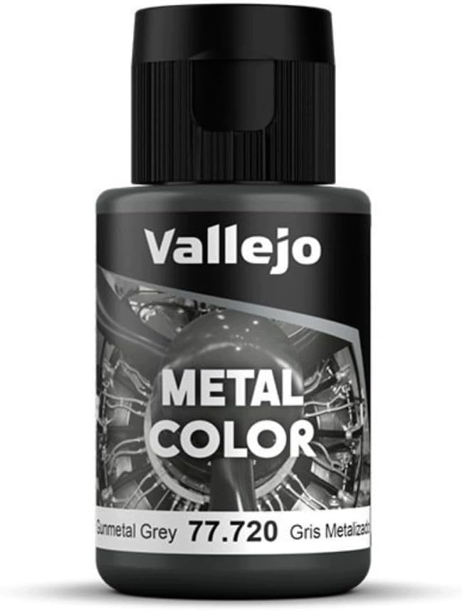 Barva Modelářská Metalická Gunmetal 32ML Na Vodní Bázi