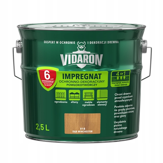 Vidaron Impregnat dekoracyjny 2.5L Dąb Winchester