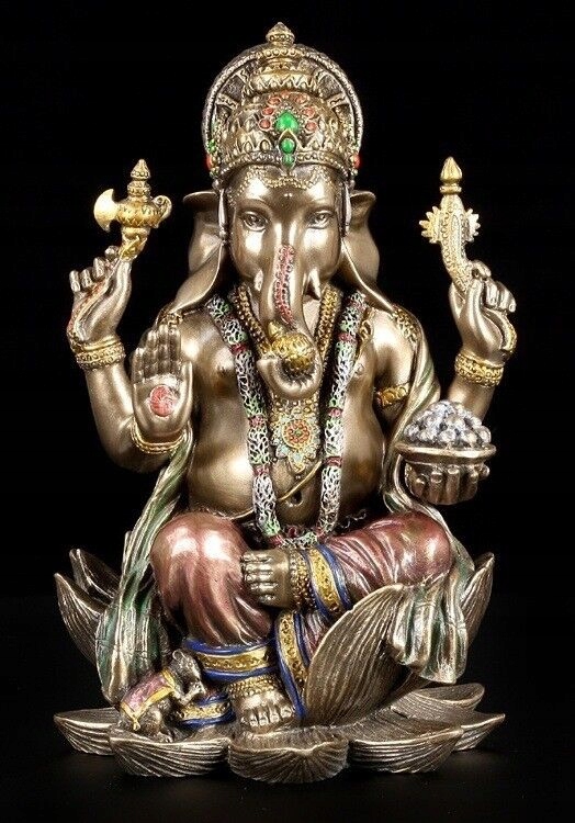 Figúrka v štýle Veronese Ganesha 19 cm Hinduská Mytológia