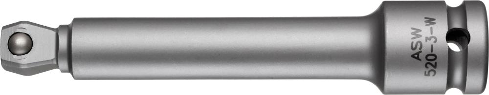 Úhlová nárazová prodlužovačka pro nástrčný klíč 1/2" 75 mm Asw