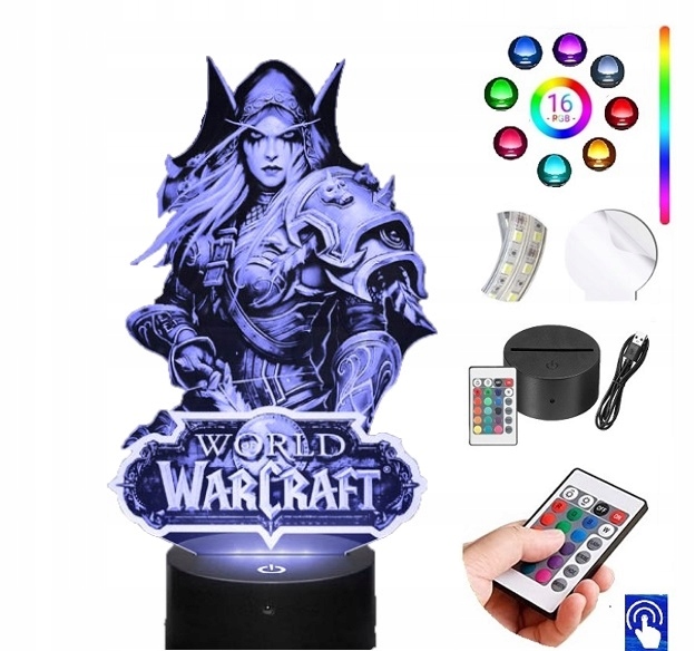 Lampka na biurko World of Warcraft LED PLEXIDO
