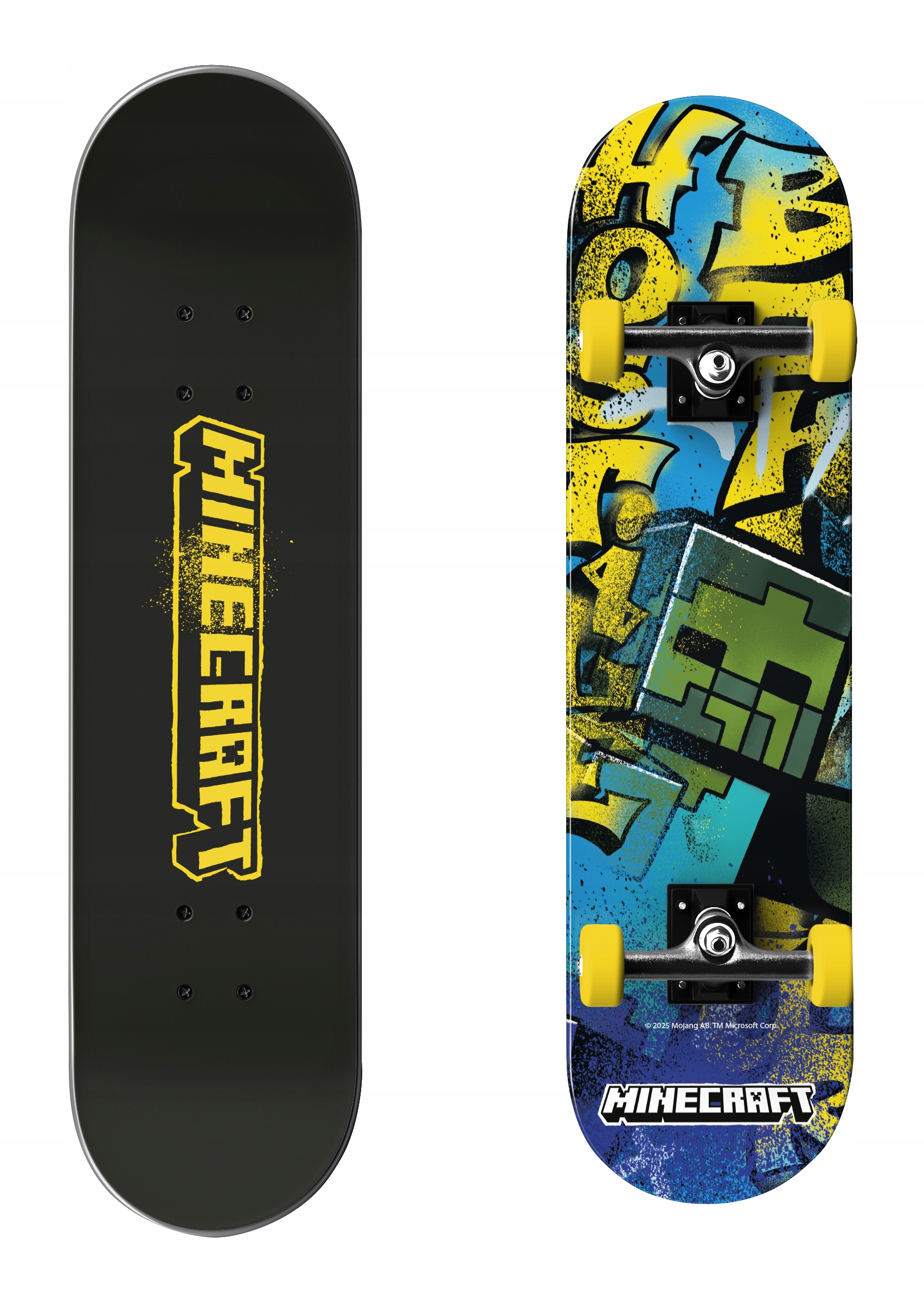 Deskorolka klasyczna drewniana Minecraft 80 cm 31 cali do 100kg Skateboard