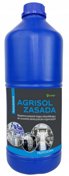 AGRISOL KWAS I ZASADA ŚRODEK DO MYCIA DOJAREK 2KG Marka Arctic