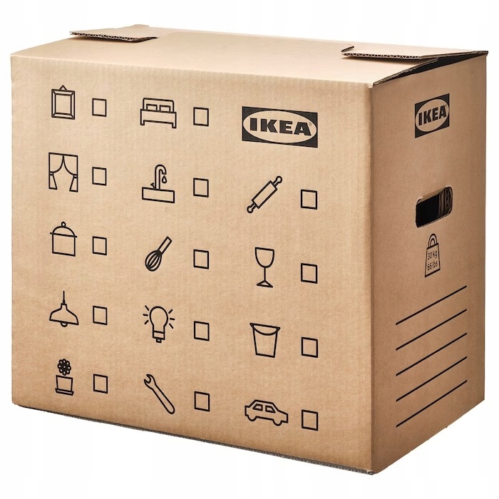 

Ikea Dundergubbe Karton Pudełko Przeprowadzka 54L
