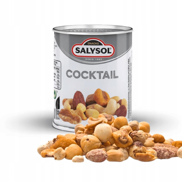 Koktejlové oříšky mix Salysol plechovka 50 g x 96 ks