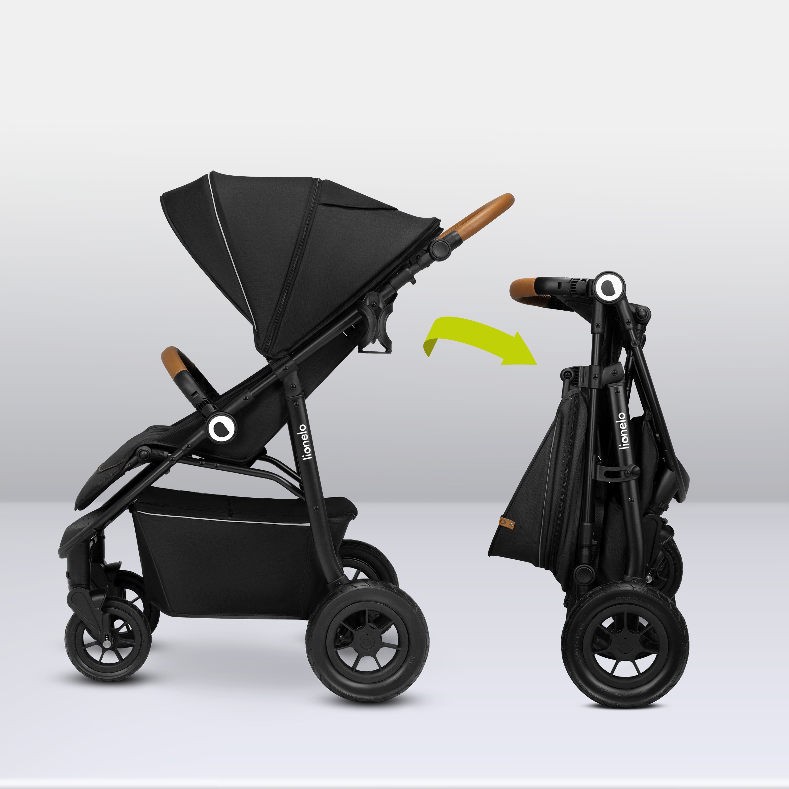 Wózek spacerowy POMPOWANE KOŁA 22kg Lionelo Natt EAN (GTIN) 5903771704236