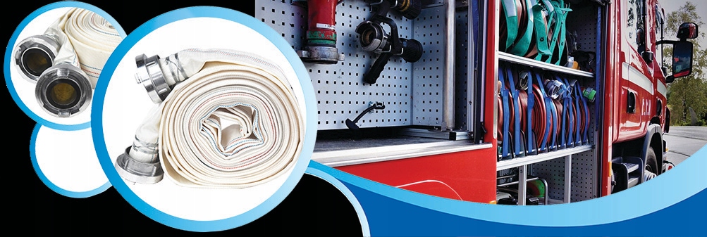 WĄŻ STRAŻACKI PARCIANY DO WODY SZAMBA 2 CALE 30M Z SZYBKOZŁĄCZAMI DO POMPY Długość 30 m