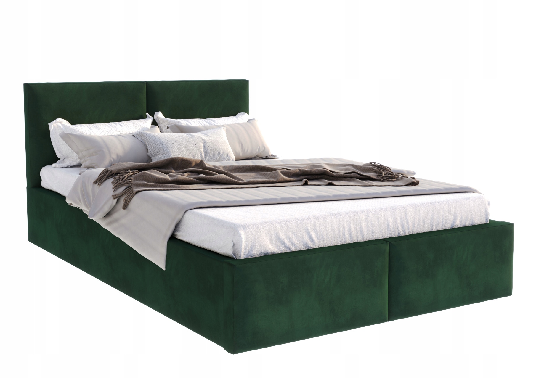 Postel 120x200 čalouněná kovová konstrukce s úložným prostorem Fresia