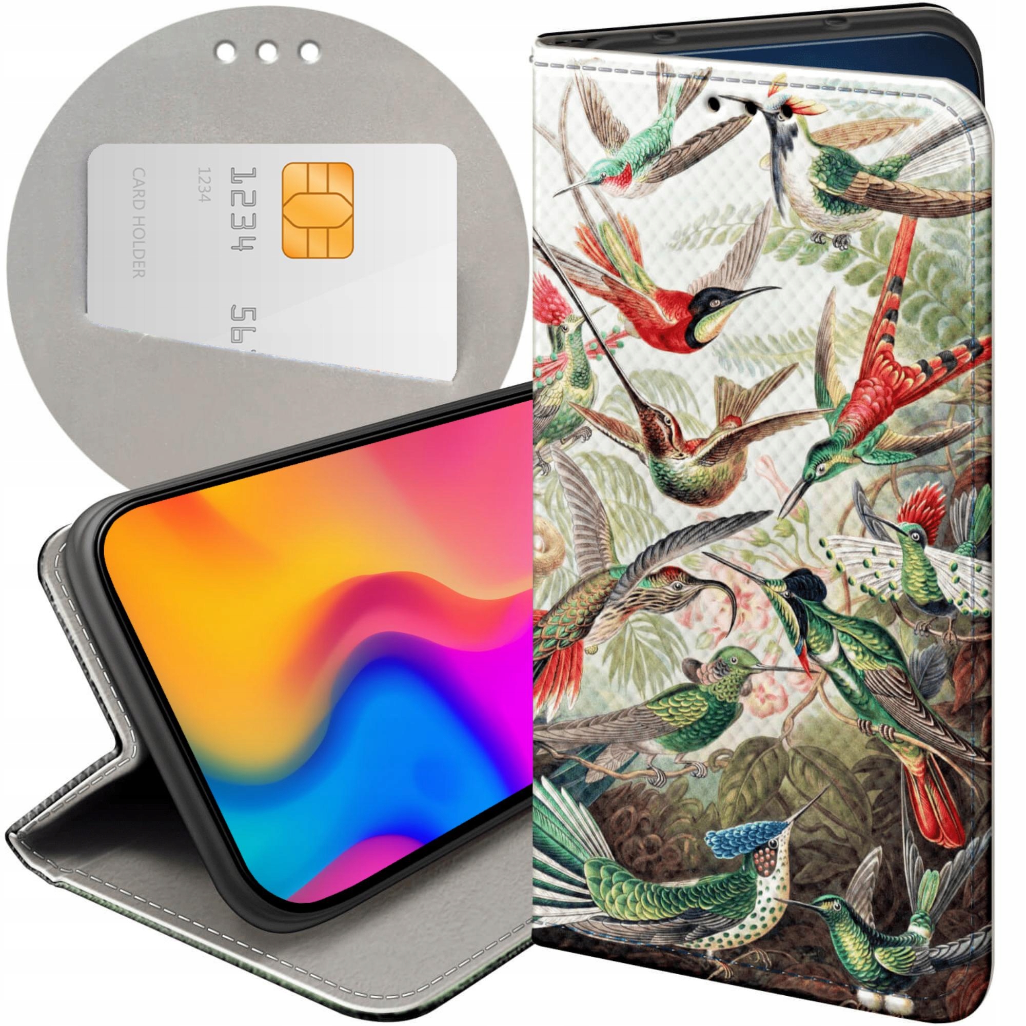 Etui Z Klapką Do Xiaomi Redmi A1 Ernst Haeckel Przyroda Botanika Case