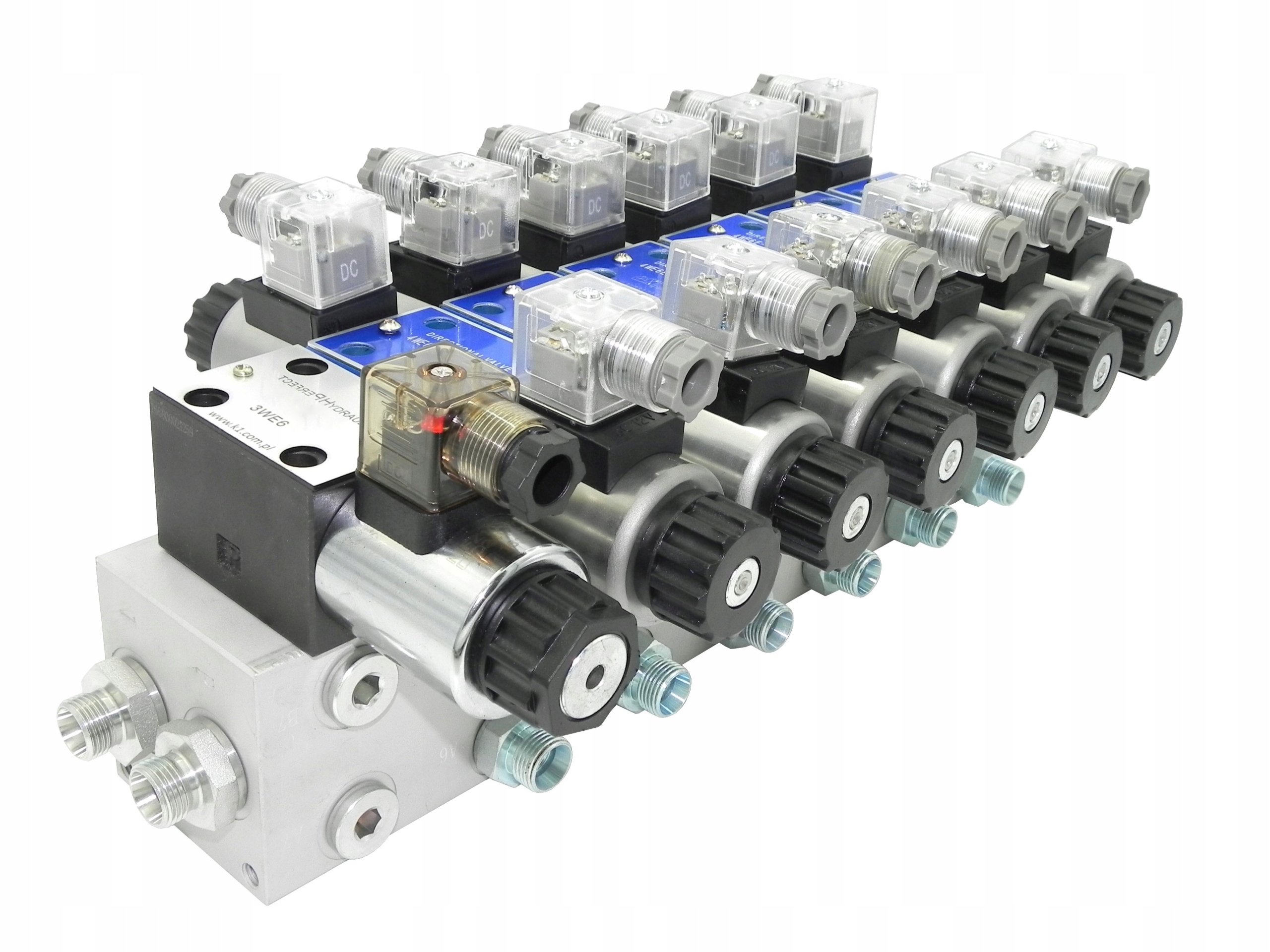 24V - РАСПРЕДЕЛИТЕЛЬ HYDR. CETOP 6 СЕК 24В + РАЗГРУЗКА