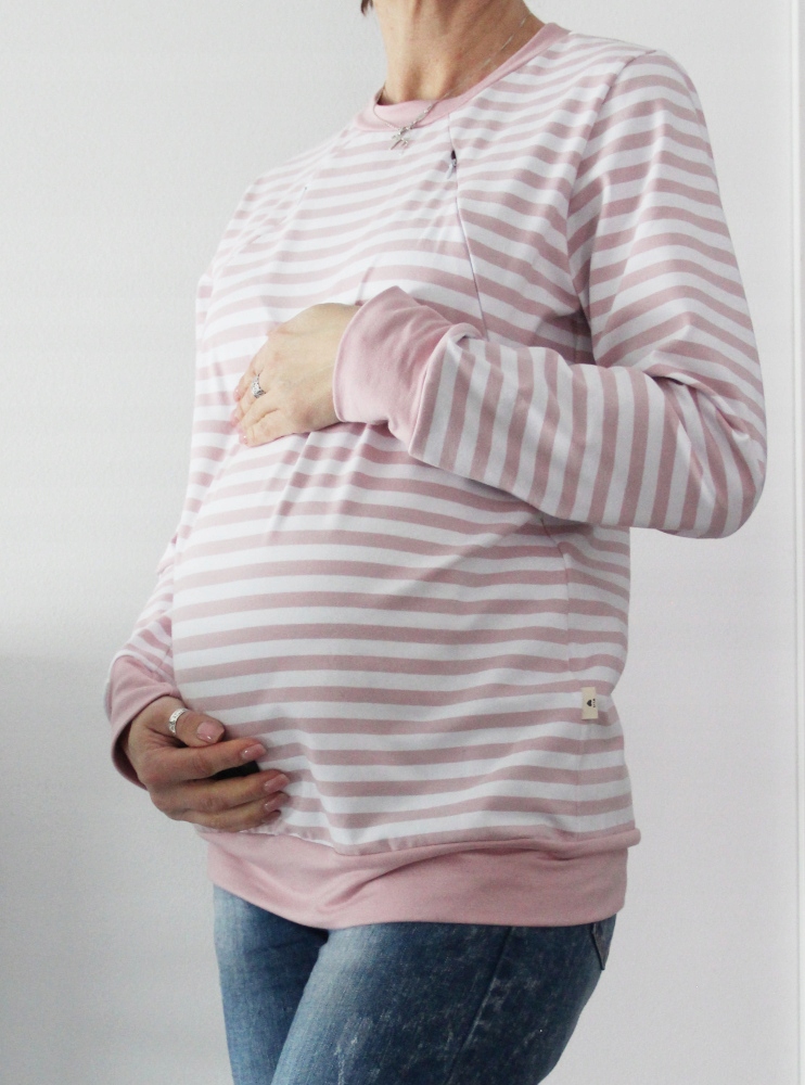 Novinka Extra Mikina Těhotenská Na Krmení polsko L