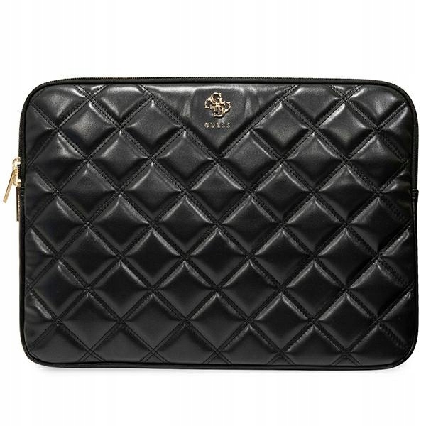 Guess Sleeve GUCS14ZPSQSSGK 14" čierny/čierny Quilted 4G