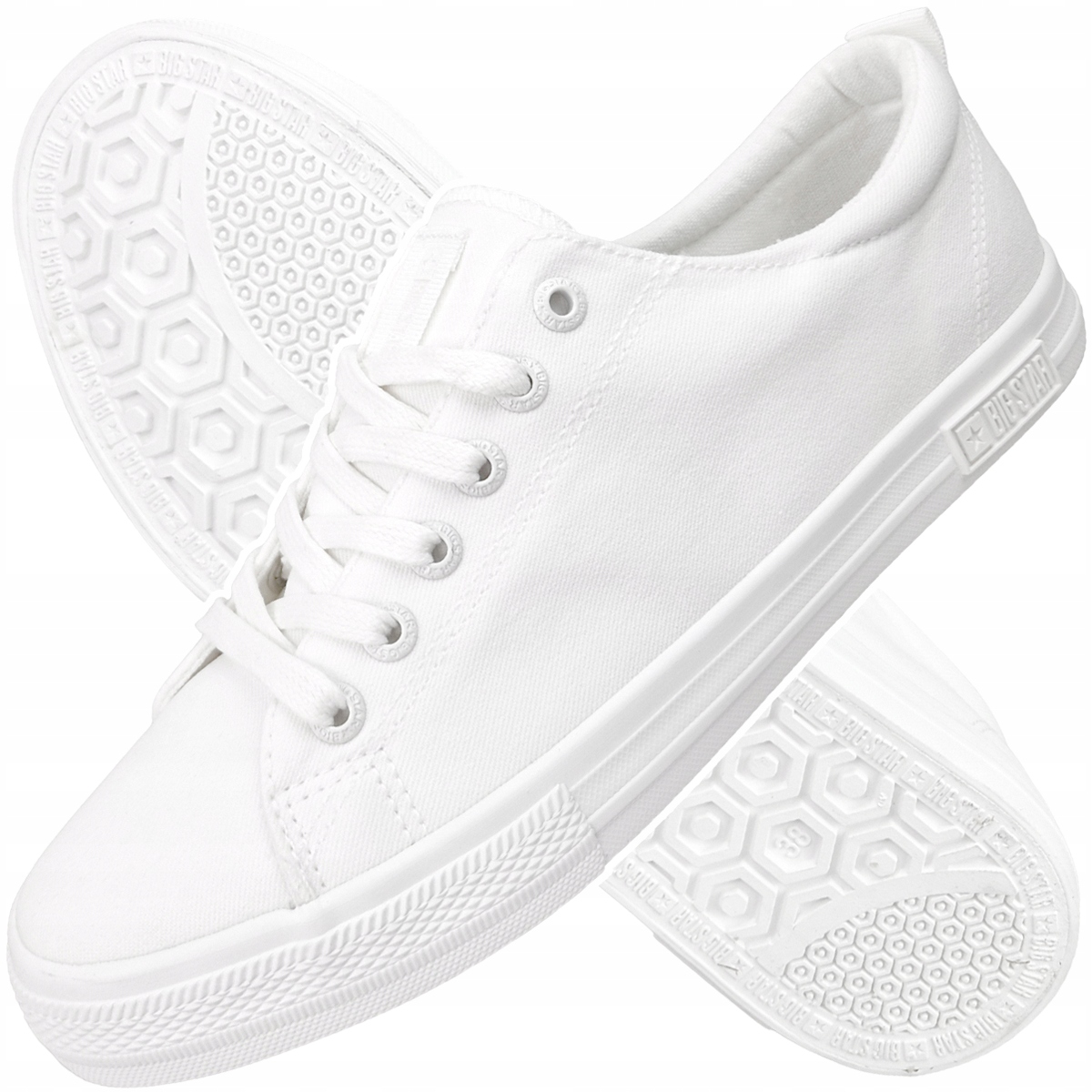 

białe trampki Big Star damskie buty LL274058 36