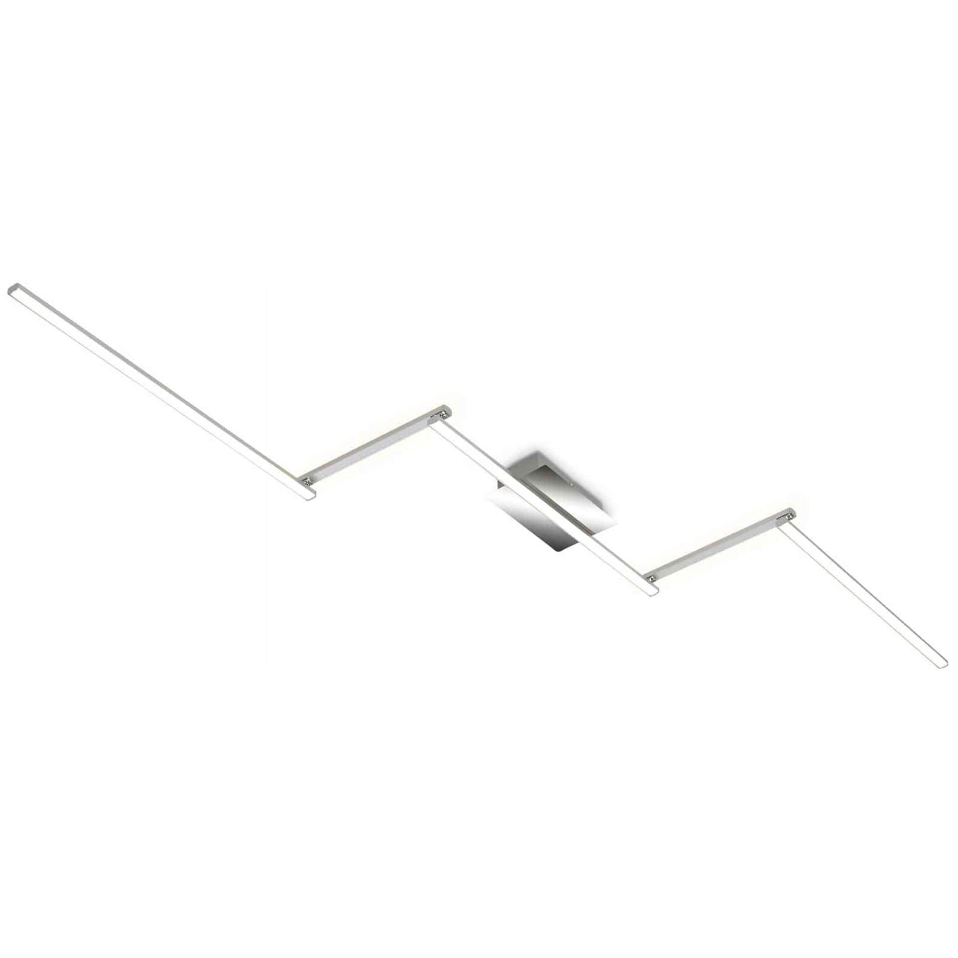 Briloner Led stropné svietidlo Brilo 3501-018, 227,2 cm, 24W, hliník-chróm