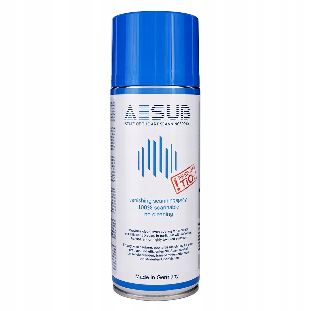 Spray Aesub Blue 400ml 1 szt. do skanowania 3D Matujący Znikający