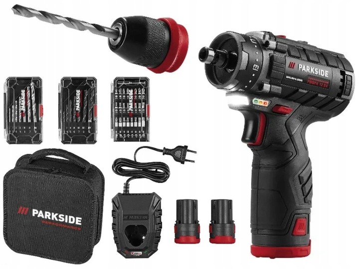 Wkrętarka Parkside zasilanie akumulatorowe 12 V Pbspa 12 B2