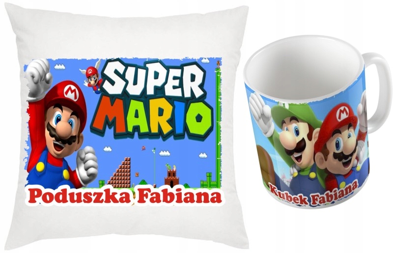 

Mario Kubek I Poduszka Zestaw Imię