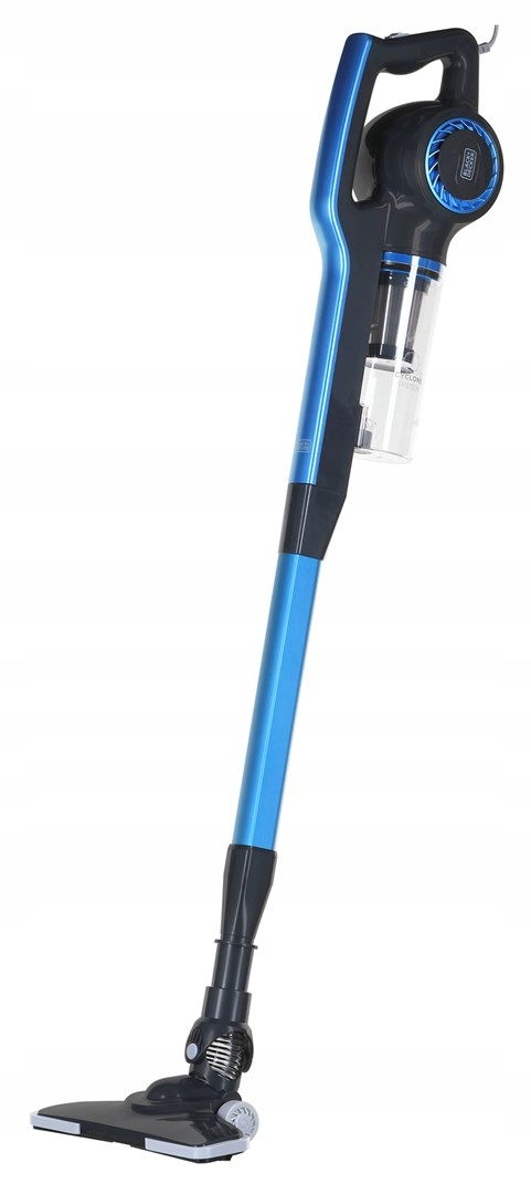 Tyčový vysavač drátový vysavač Black+Decker BXVMS600E bezsáčkový modrý