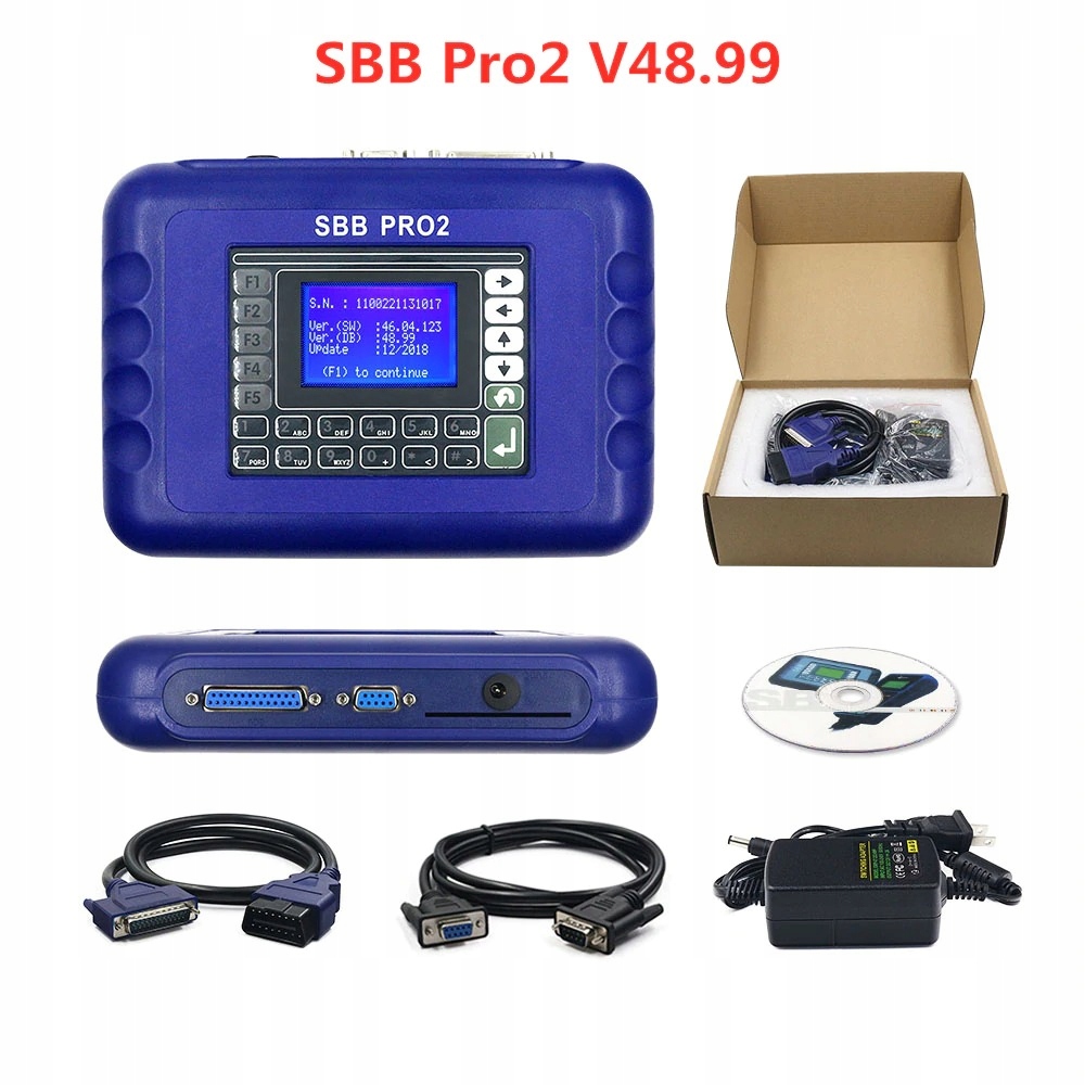 WYSYŁKA Z POLSKI SBB PRO2 PROGRAMATOR KLUCZY IMMO BEZ KONIECZNOŚCI TOKENÓW Kod producenta NIE POTRZEBNE TOKENY WYSYŁKA Z POLSKI,