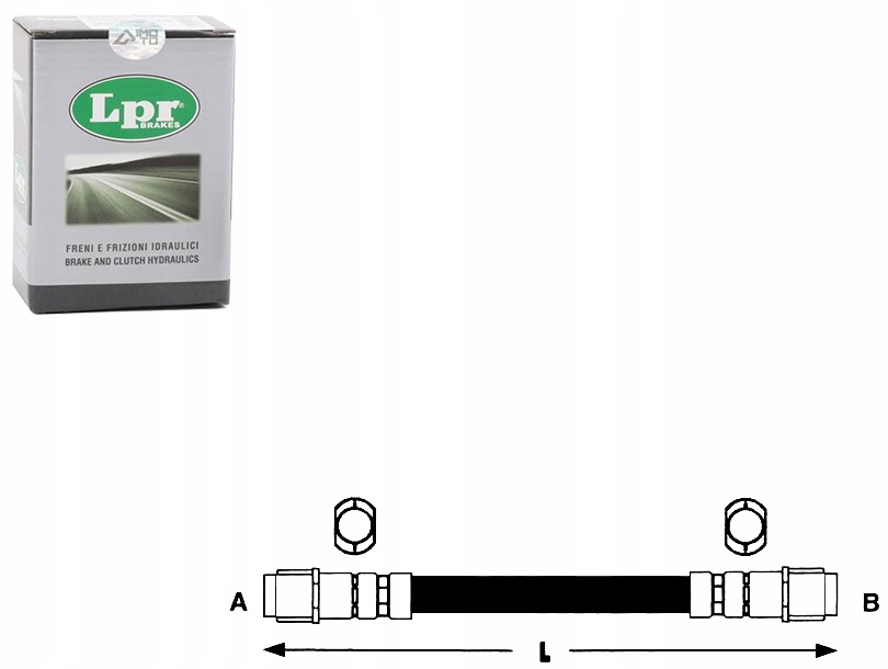 lpr тормозной шланг Audi Q7 3.0 tdi (4L)