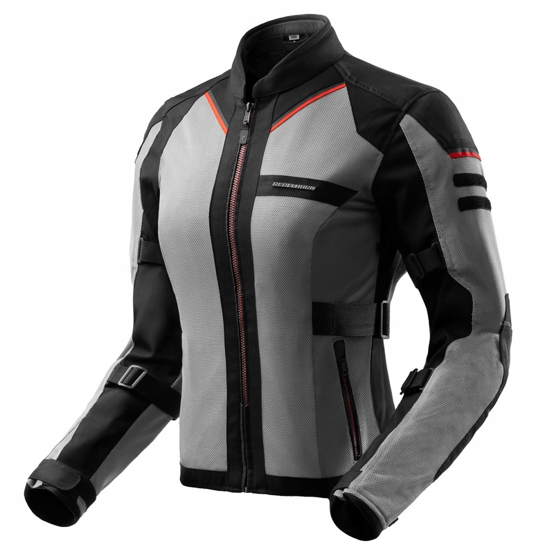 Dámska Textilná Motocyklová Bunda Rebelhorn Scandal 3 Black Grey Red Xs