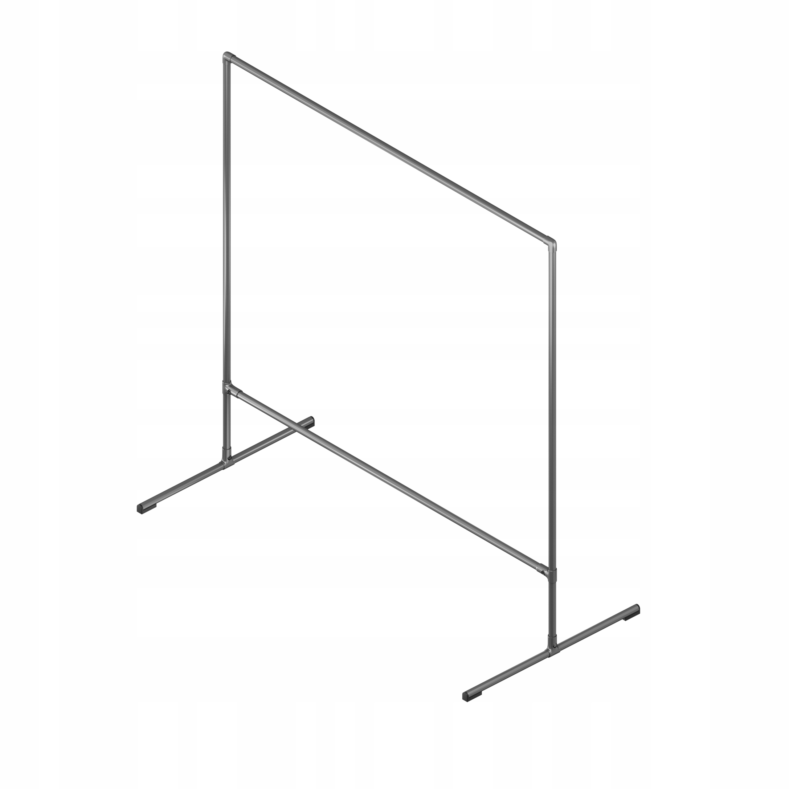 Stojanový Kovový Věšák Na Oblečení Stojan Grafit 1,5x1,5 m Fonger