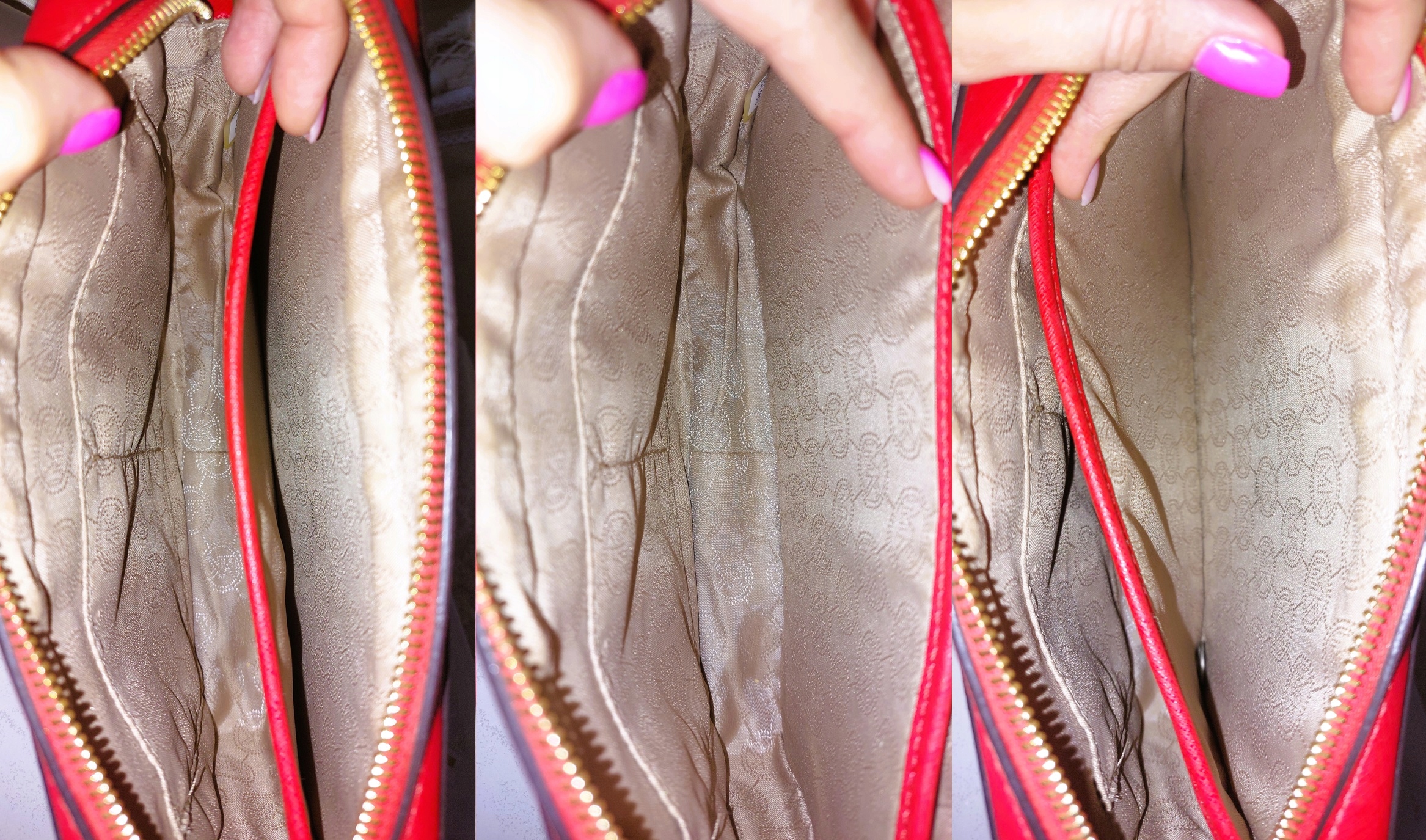 TORBA LISTONOSZKA MICHAEL KORS CROSSBODY JET SET TRAVEL MANDARIN Wzór dominujący bez wzoru