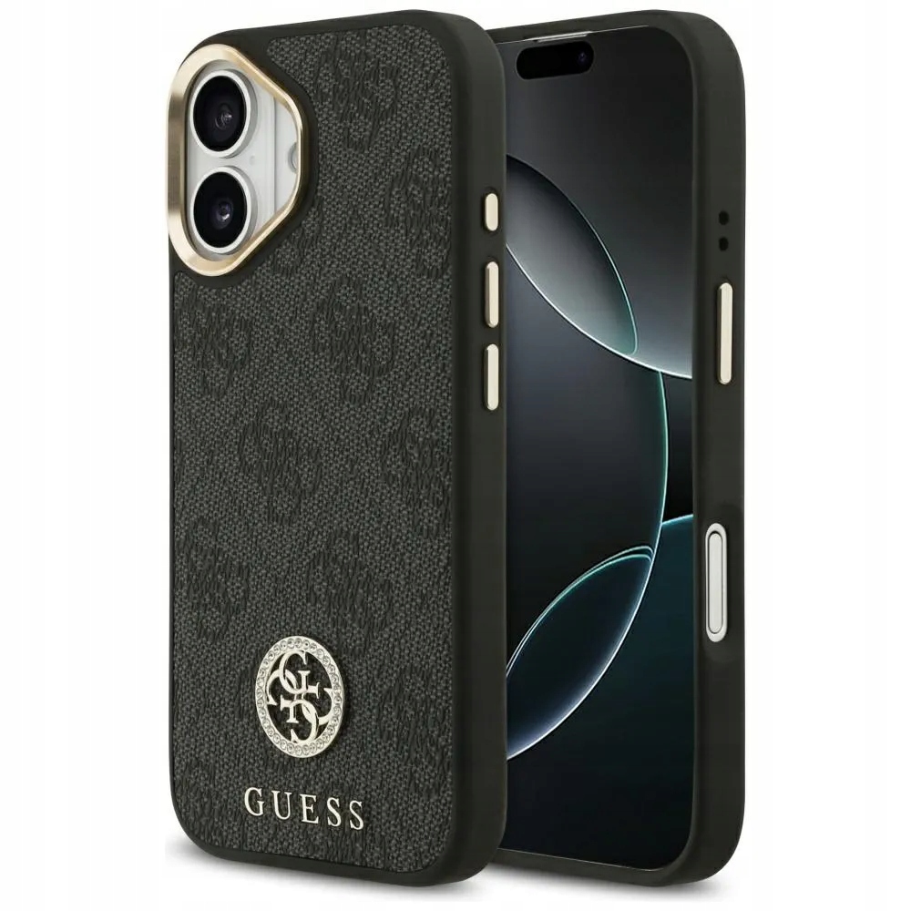 Guess pouzdro pro Iphone 17 kompatibilní s MagSafe GUHMP17SP4GRMDEK (pu W/ 4