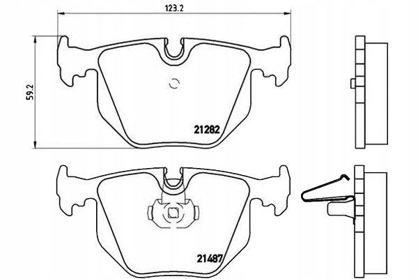 Brembo Brzdové Destičky Bmw 3 330 D (E46)