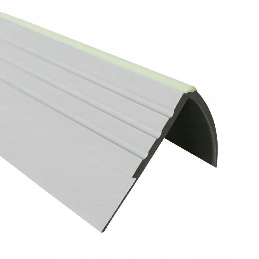 Profil na schody Pvc protišmykový, Bhp schodiskový nosník 40x40 mm 1,5, sivý