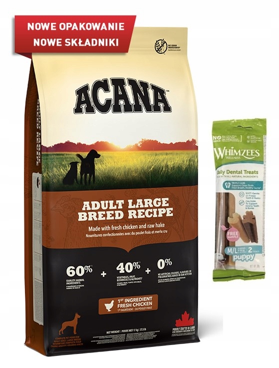 Acana Adult Large Breed 17kg kurczak
