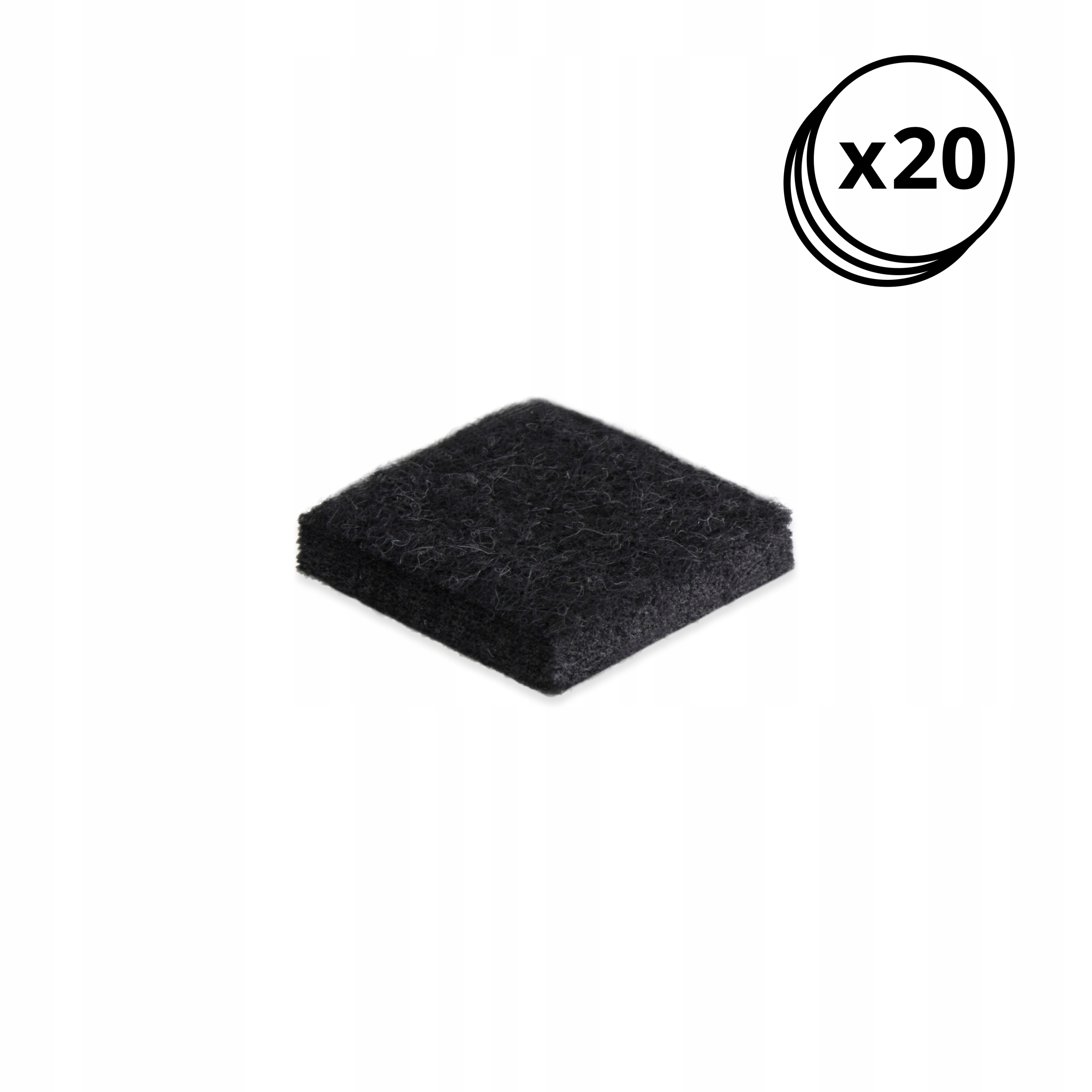 

20 Szt Filc Podkładki Pod Krzesła Nogi Meble 22x22