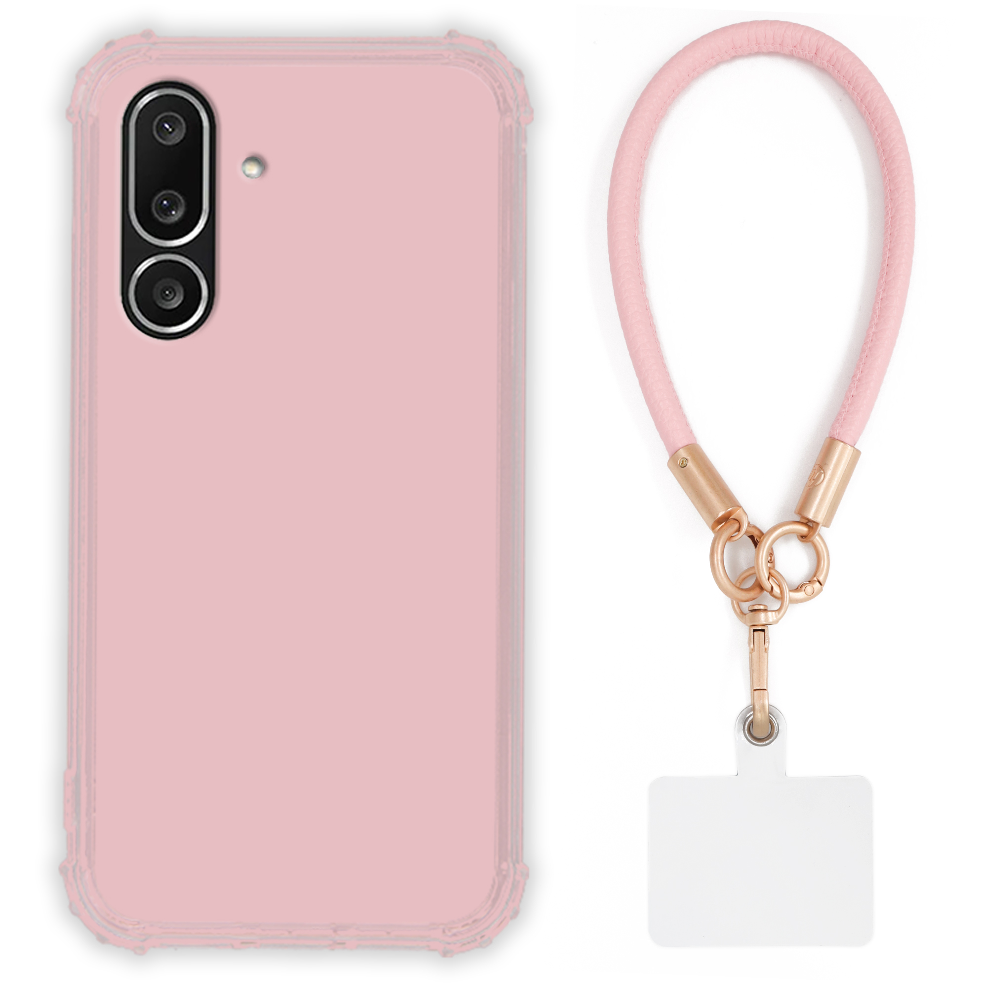 Puzdro Pre Samsung M56 5G Antishock Pinky Ružové Vodítko Sada Odolné