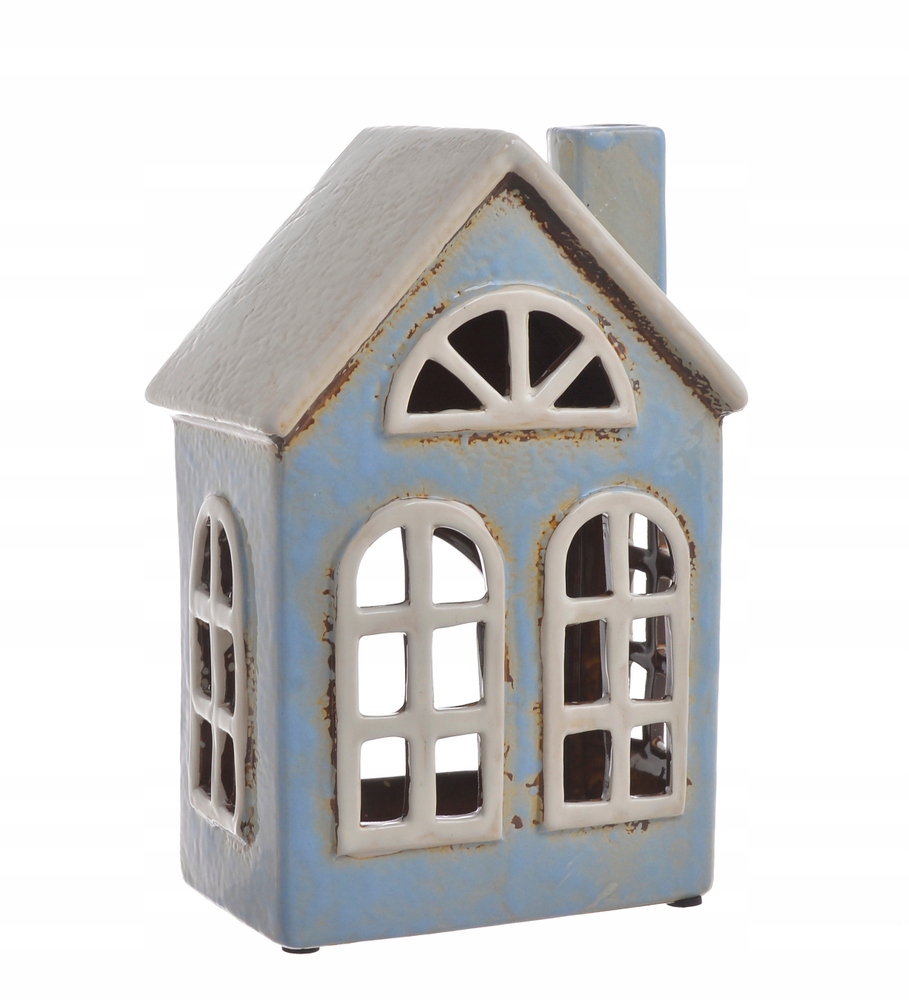 DOMEK CERAMICZNY SZARY