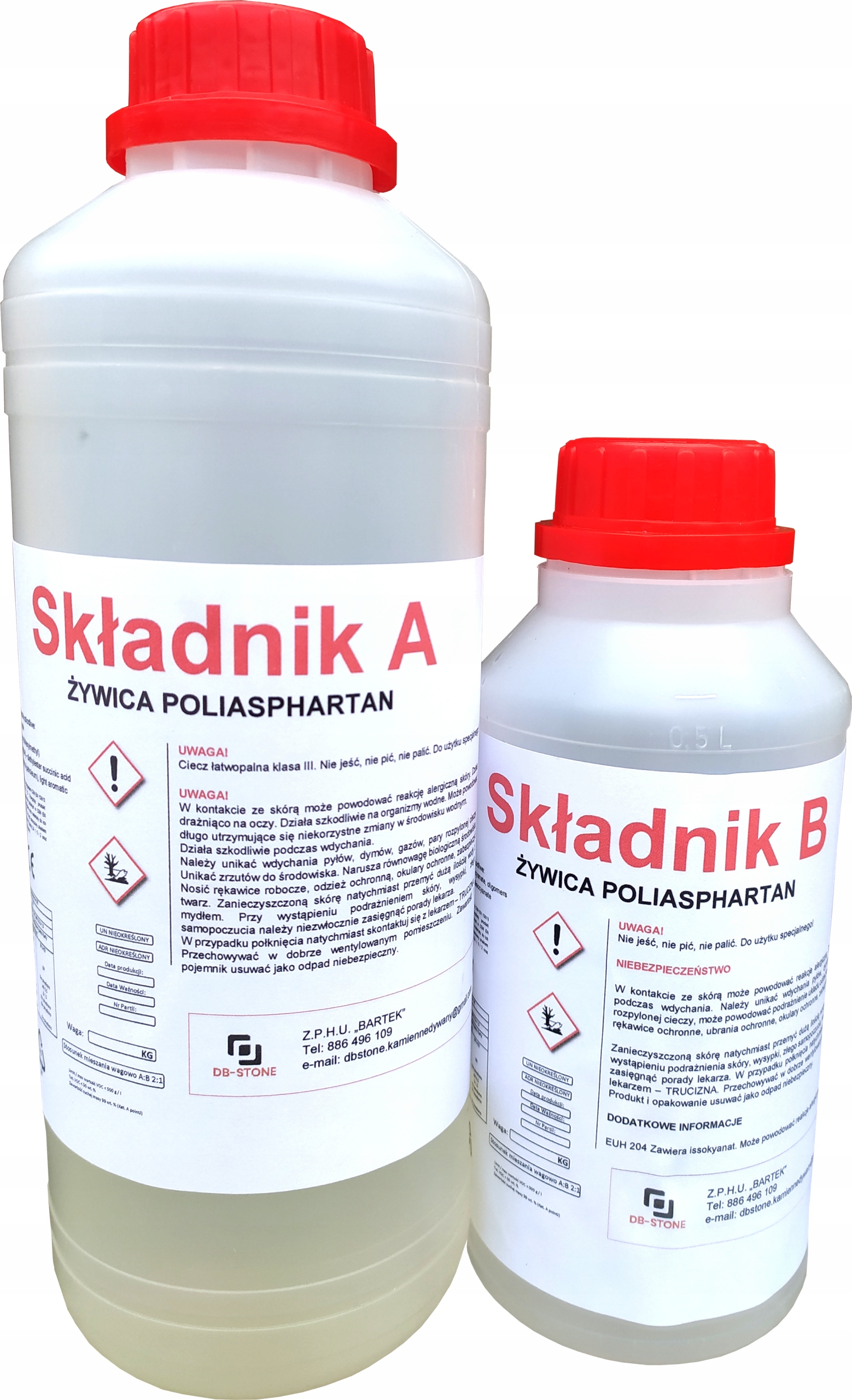 

Żywica Poliasphartan 1 kg Kamienny dywan 100% Uv