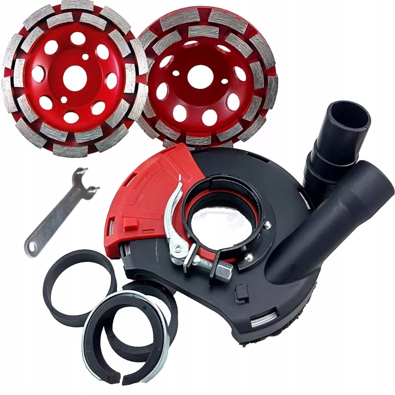 Protiprachová Krytka pro Úhlové brusky 125 mm 2 Kotouče Set