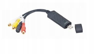 Adapter Gembird UVG-002 Usb M Rca, S-Video F 0,50m kolor czarny
