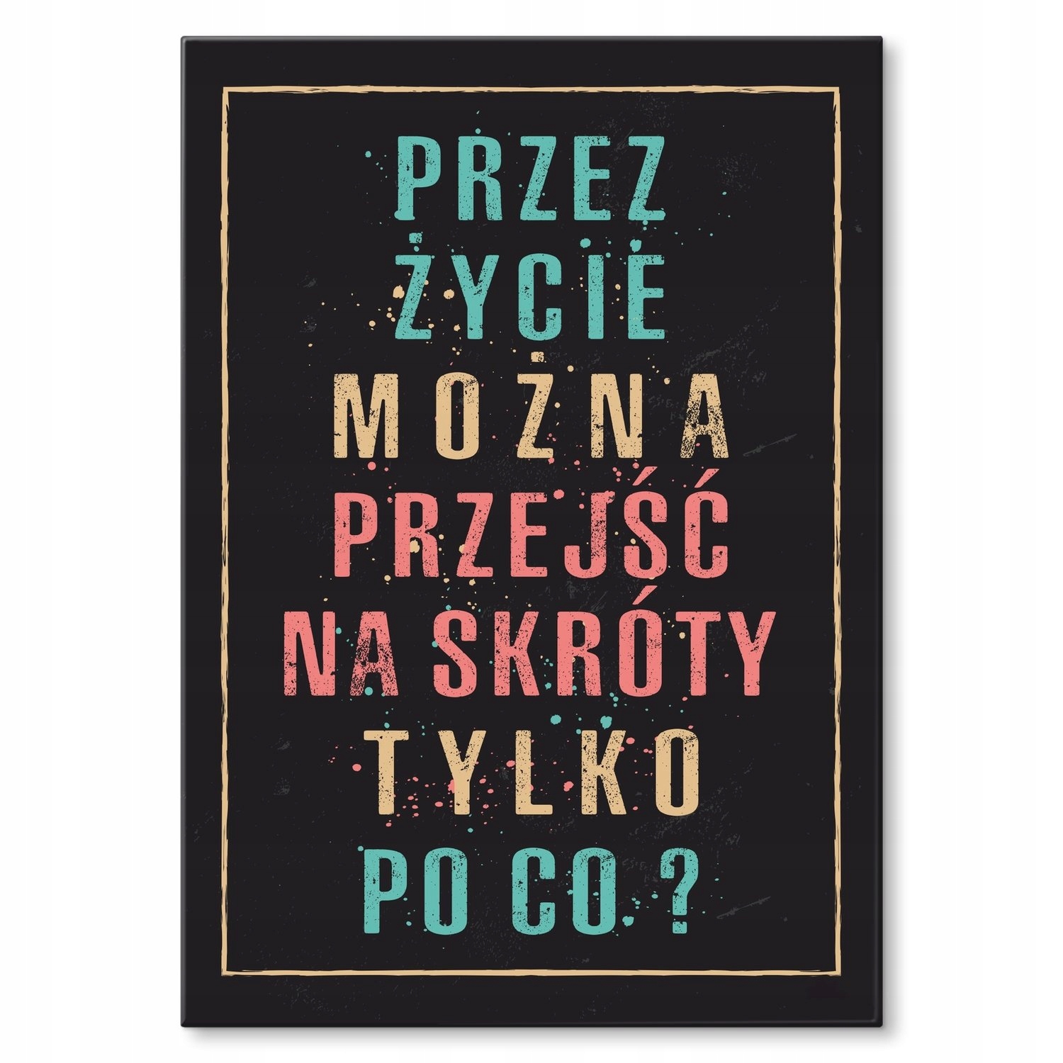 Kovový plakát Jen k čemu Dárek 30 x 42 cm