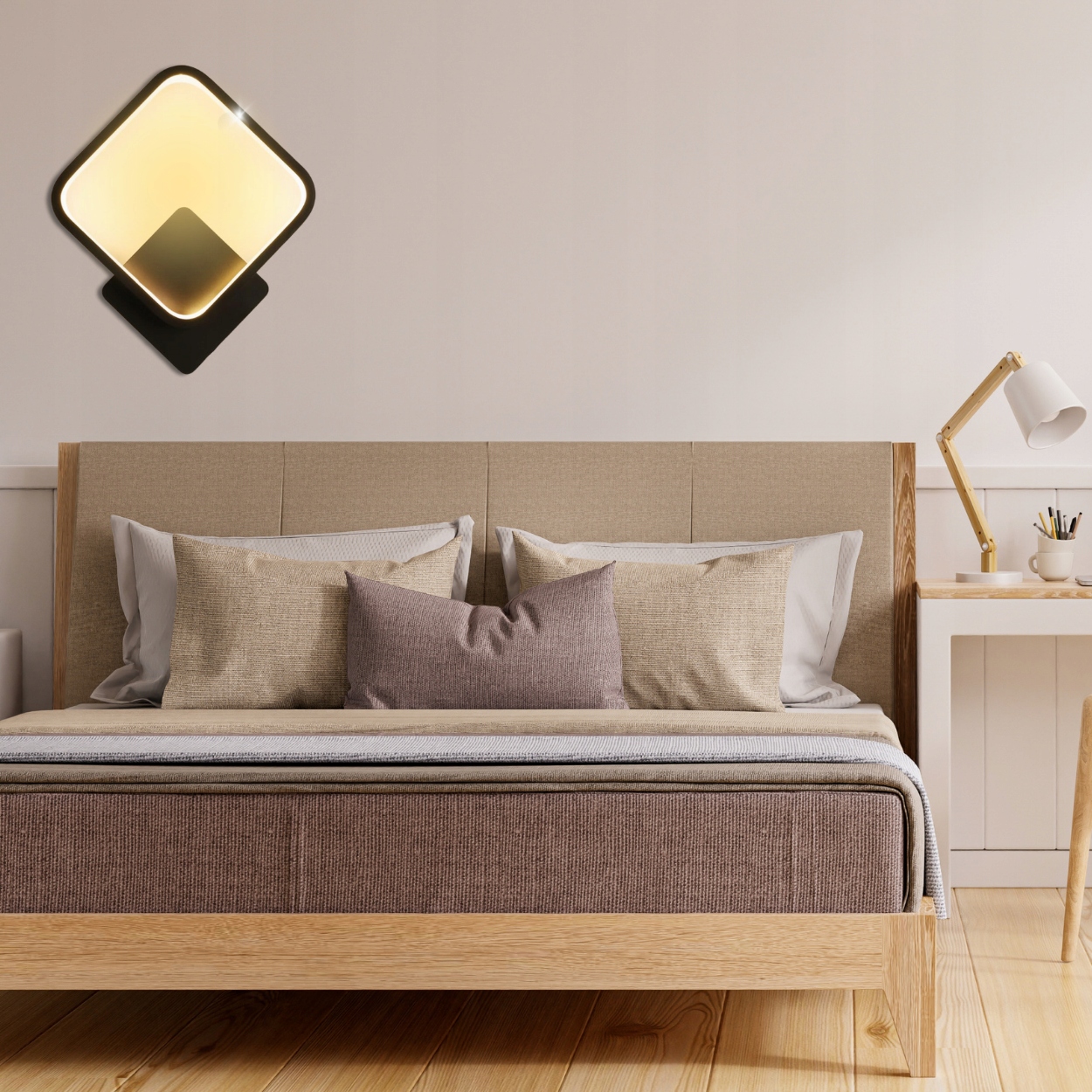 KLINKIET ŚCIENNY LAMPA LED PLAFON 14W NOWOCZESNA ŁAZIENKOWA 3 BARWY SUFITOW Szerokość produktu 19.5 cm