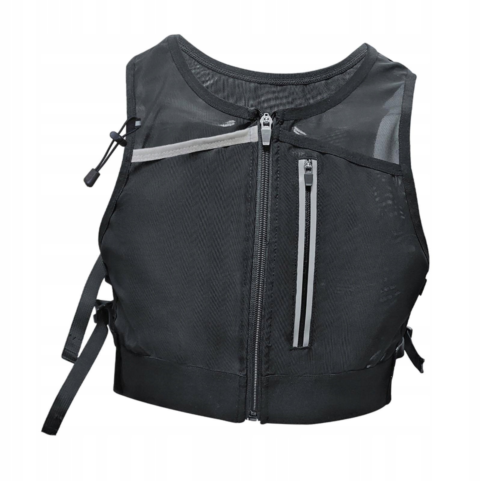 Running Vest Bag Chest Pack Reflective Breathable Night Running Gear Sports
