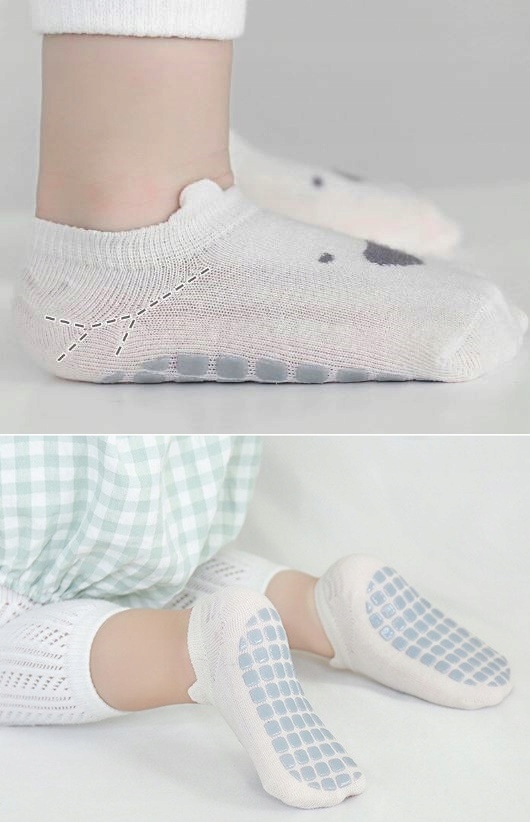 Stopki skarpetki antypoślizgowe niemowlęce z podeszwą abs gumki absy 74-80 Rozmiar (new) 80 (75 - 80 cm)