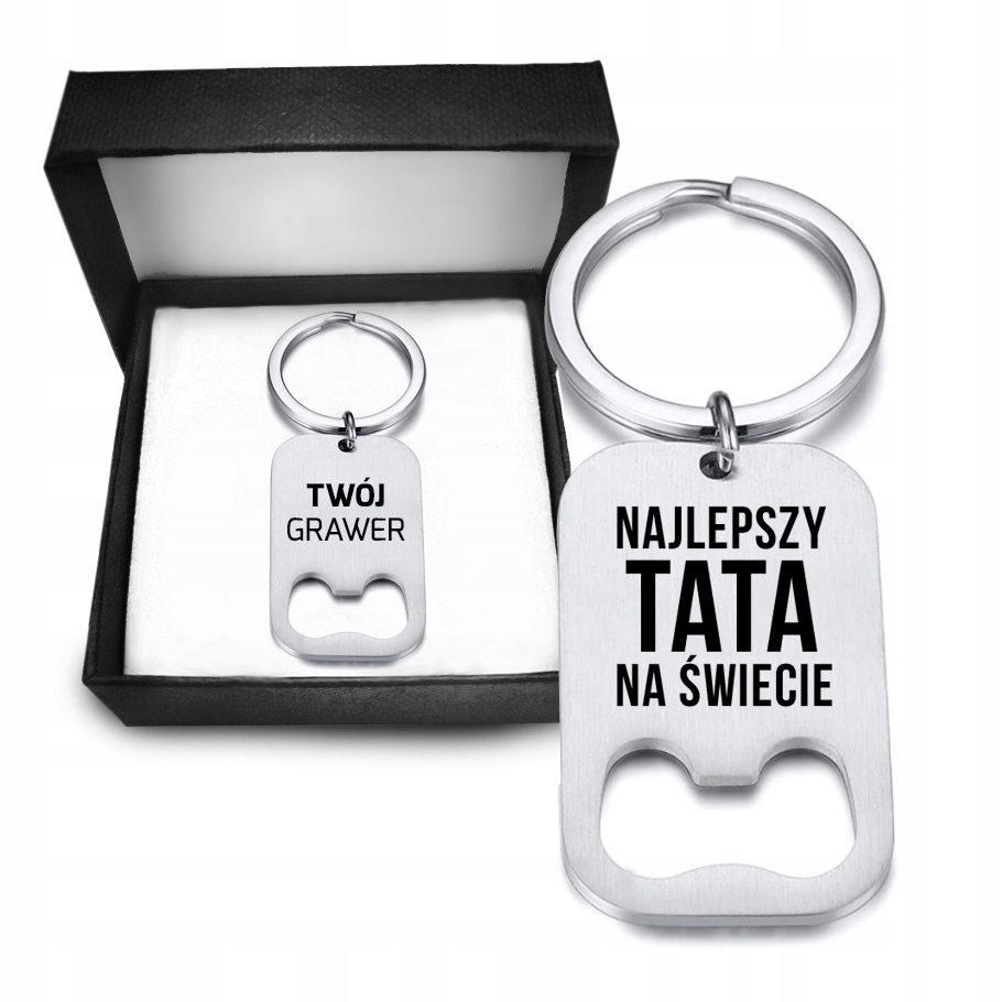 

Breloczek Prezent Dzień Ojca Najlepszy Tata Grawer