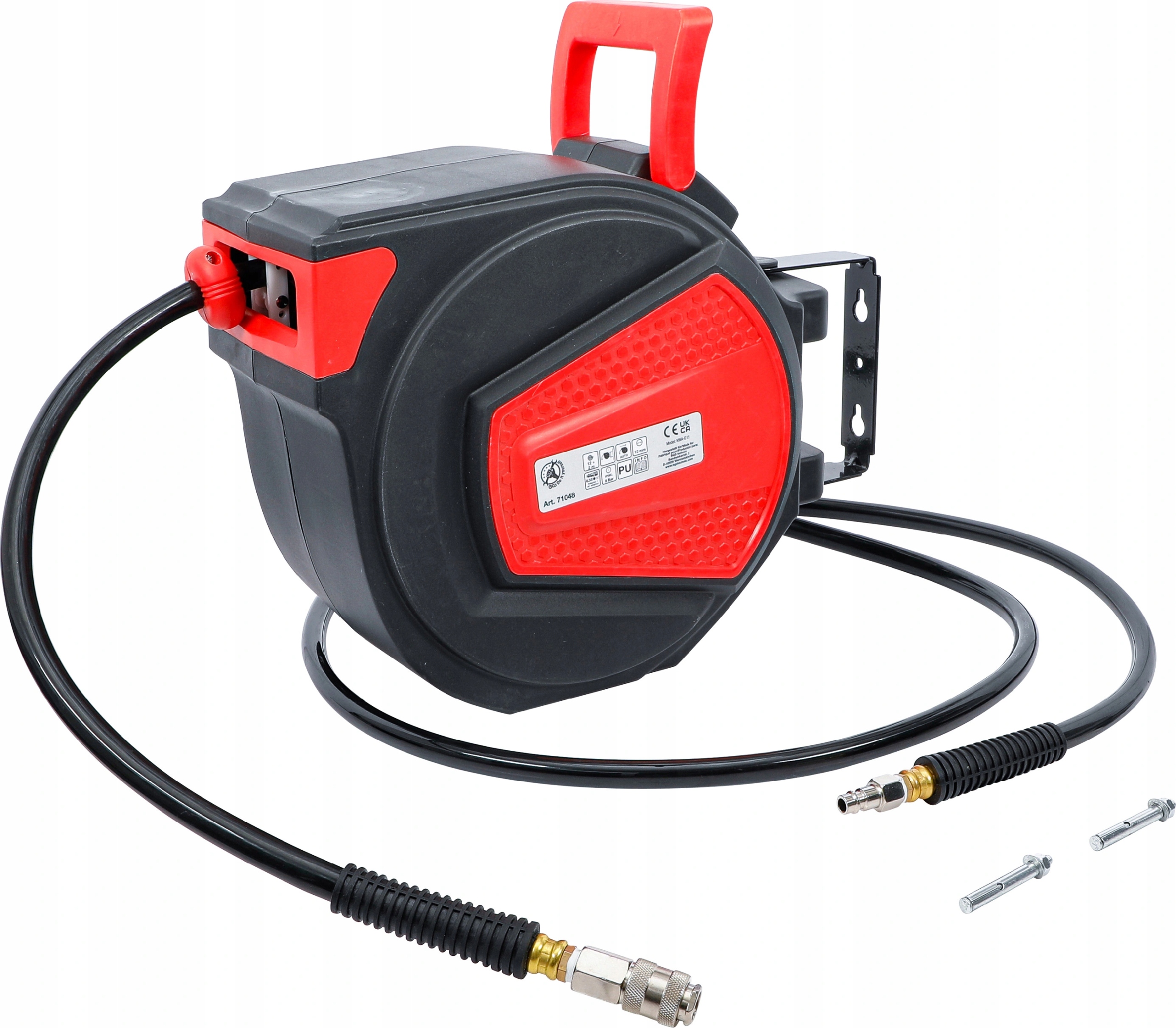 Bgs 71048, Pneumatická hadica s navíjačkou automatická 12 m 2 m
