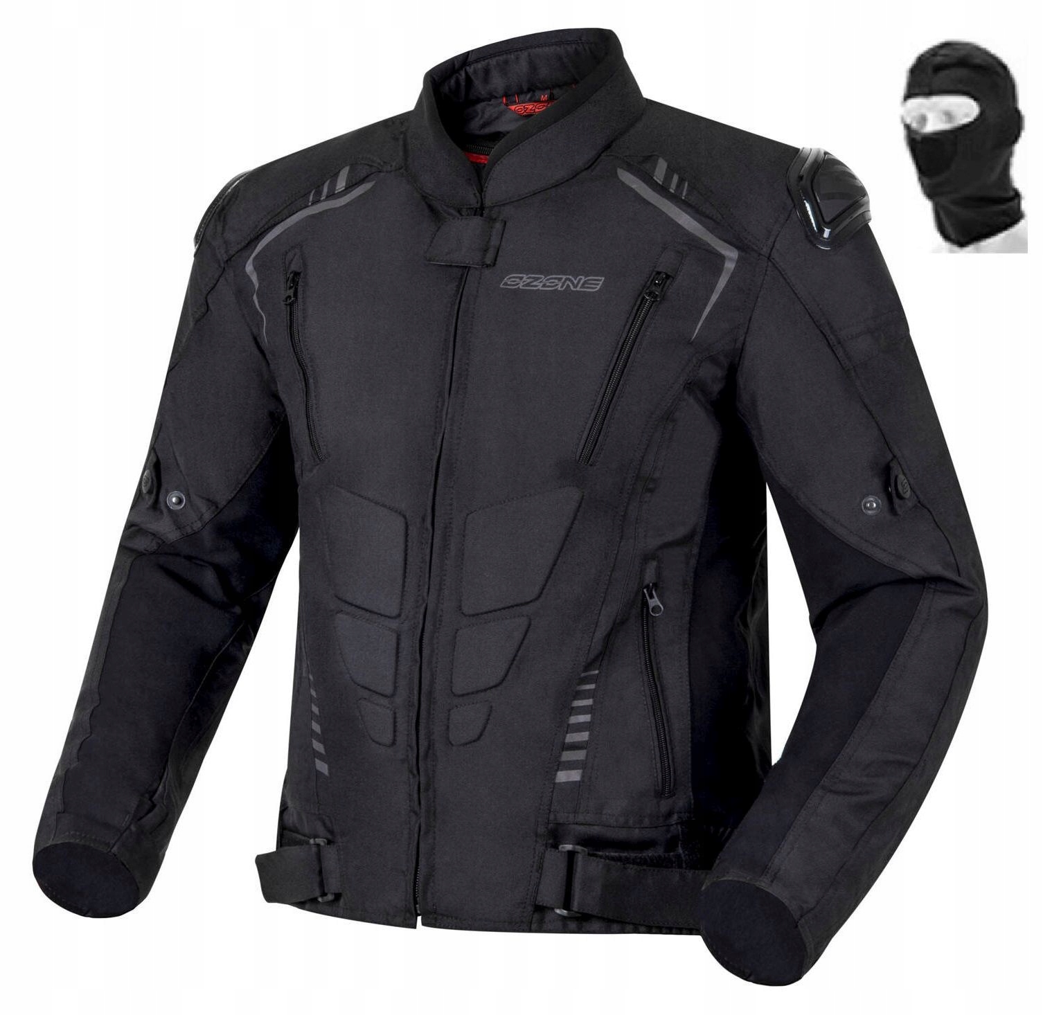 Textilná Bunda Ozone Pulse Black 3XL – pohodlné a módne motocyklové oblečenie