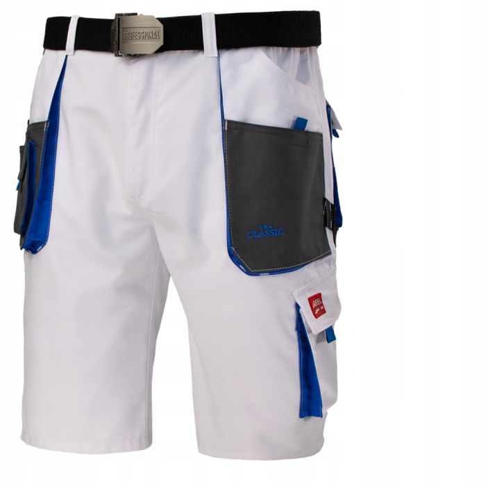 

Spodenki Spodnie Robocze Krótkie Białe White r. 60